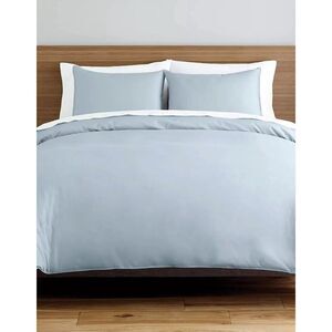 Sunham Solid 3 Pc. Illusion Blue Full/Queen